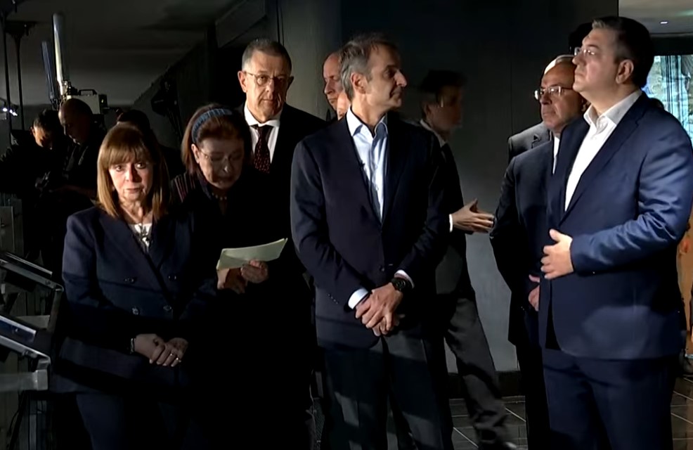 Μετρό Θεσσαλονίκης: Στον σταθμό Βενιζέλου Μητσοτάκης, Σακελλαροπούλου, Μενδώνη – ΦΩΤΟ και ΒΙΝΤΕΟ