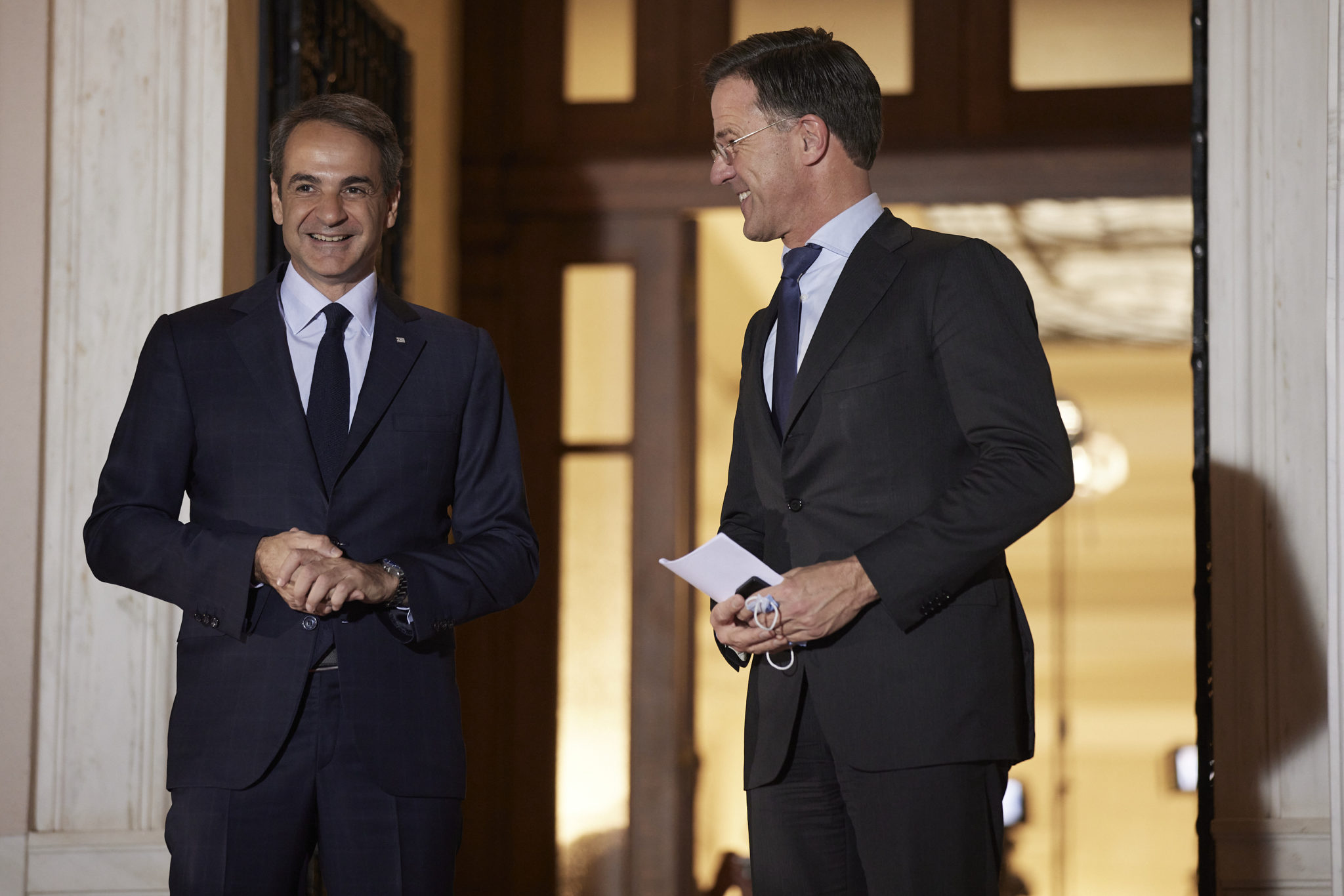 Κυριάκος Μητσοτάκης Μαρκ Ρούτε