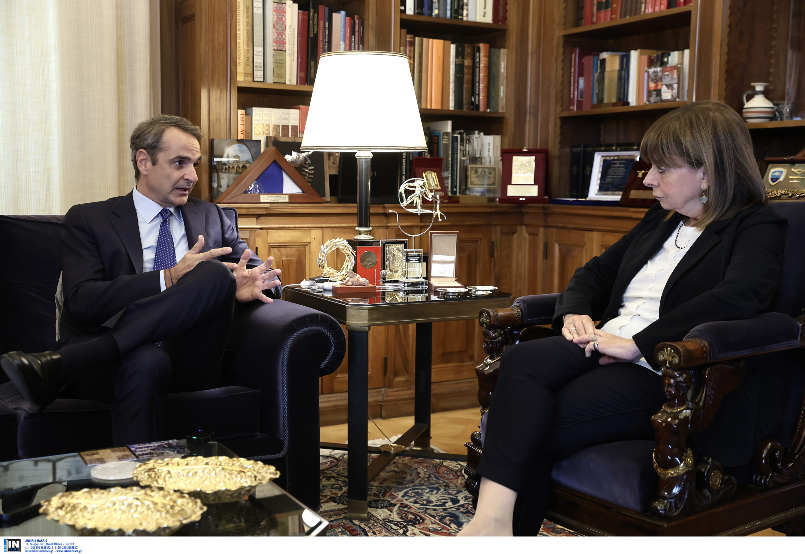 Κατερίνα Σακελλαροπούλου, Κυριάκος Μητσοτάκης