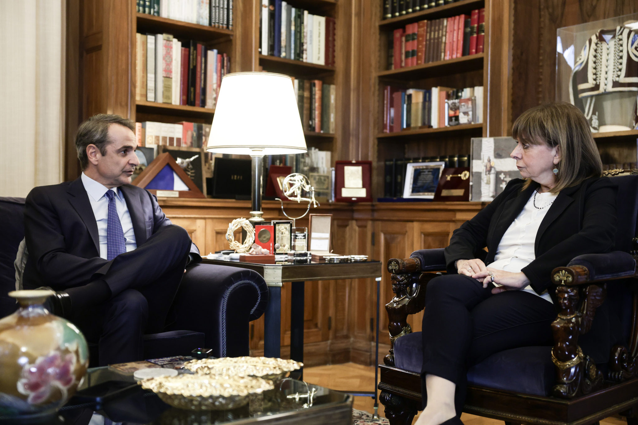 Κατερίνα Σακελλαροπούλου, Κυριάκος Μητσοτάκης