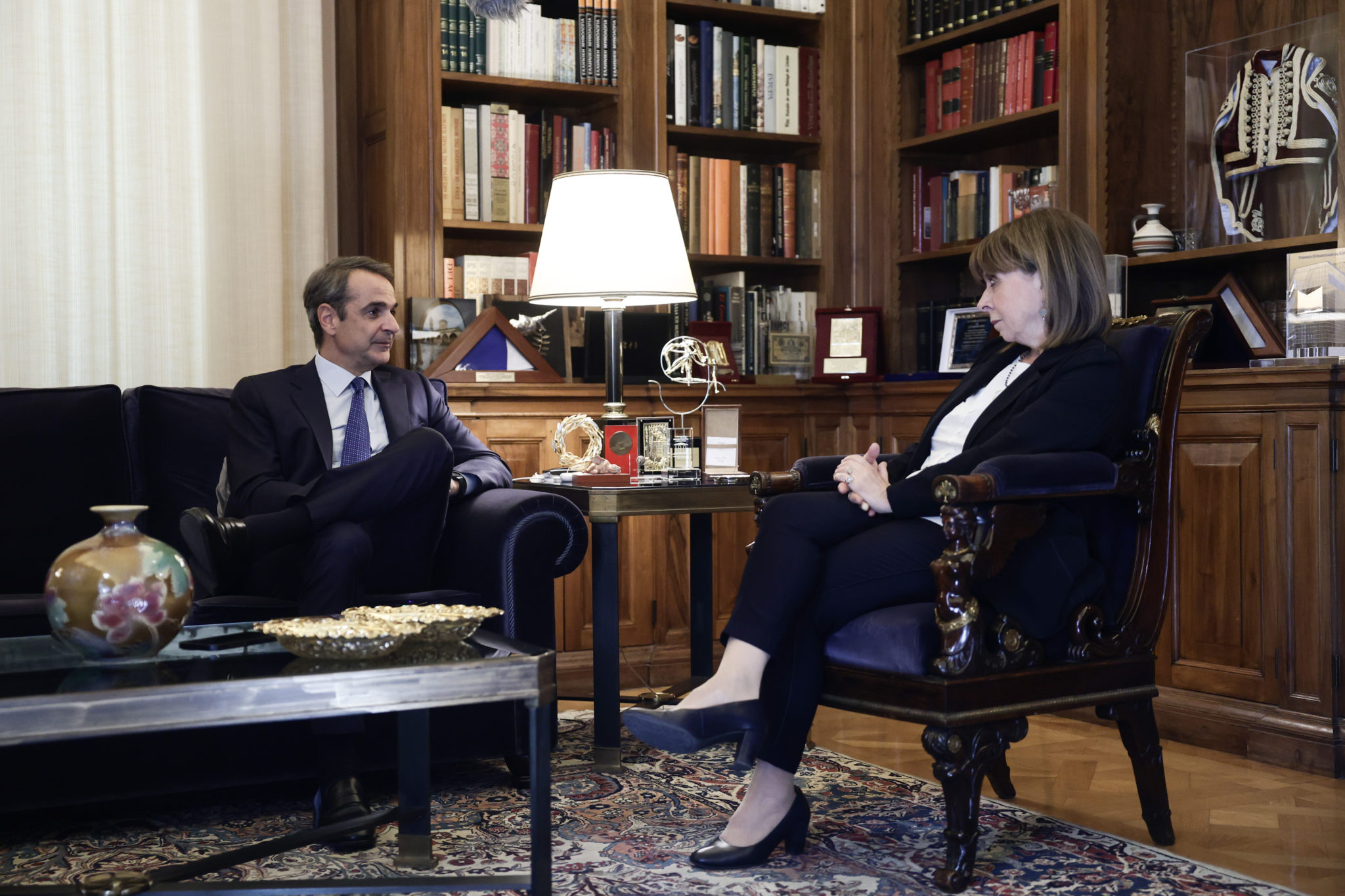 Κατερίνα Σακελλαροπούλου, Κυριάκος Μητσοτάκης