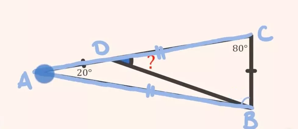 Τεστ IQ τρίγωνο γωνίες