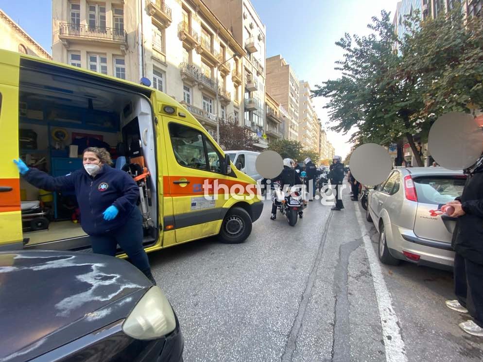 Θεσσαλονίκη: Μηχανή παρέσυρε και τραυμάτισε ηλικιωμένο – ΦΩΤΟ