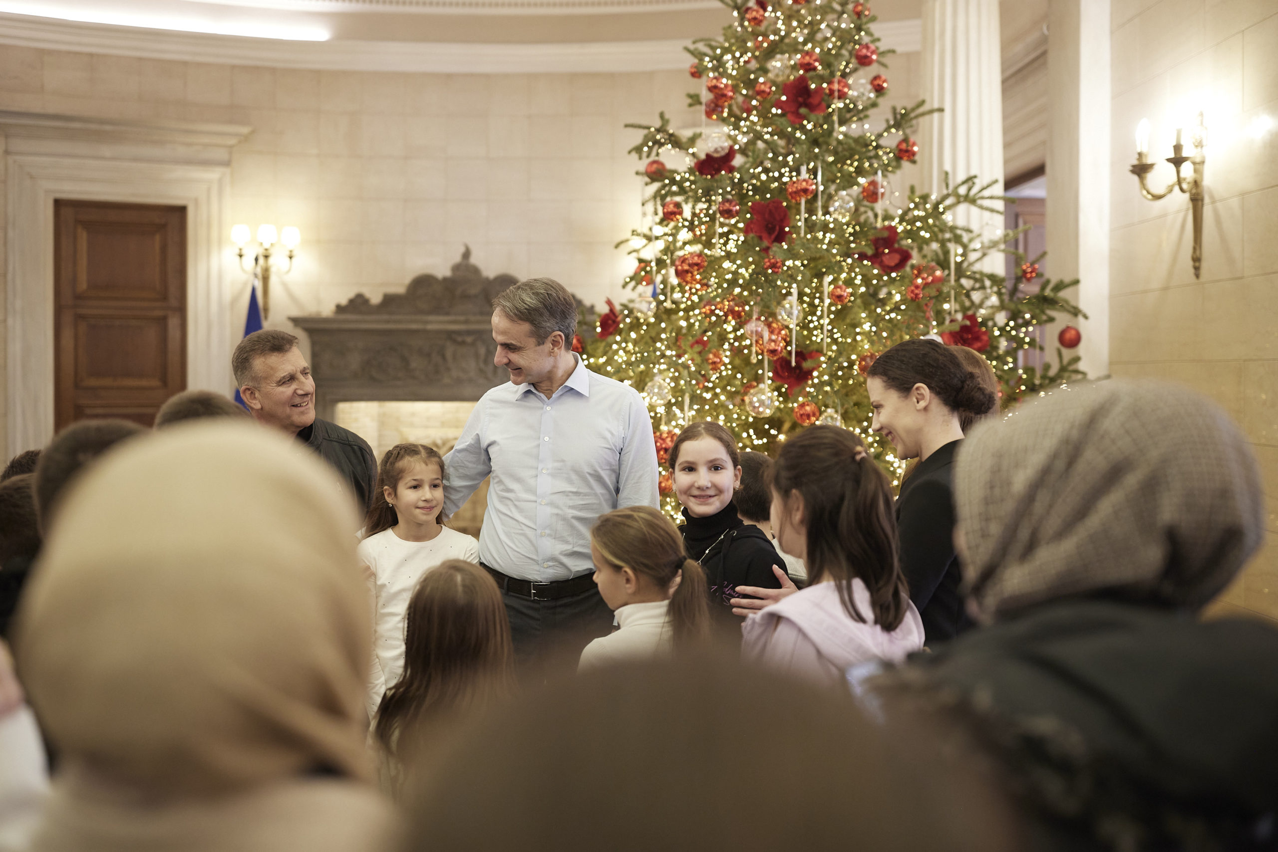 Κυριάκος Μητσοτάκης: Συναντήθηκε με μαθήτριες και μαθητές του μειονοτικού Δημοτικού Σχολείου και του Σχολείου Δεύτερης Ευκαιρίας του Μεγάλου Δερείου Σουφλίου