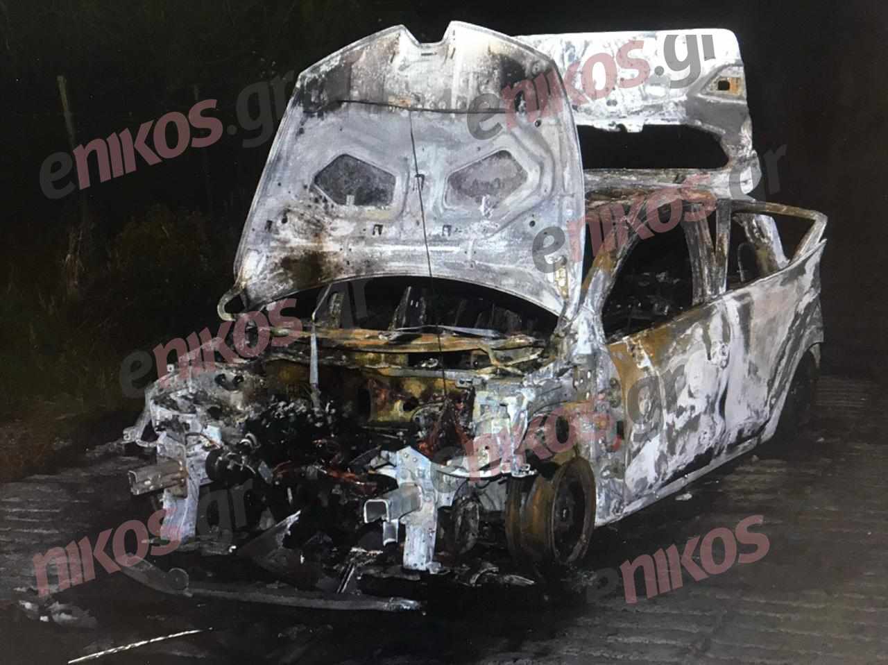 Βίντεο από τη δράση του κυκλώματος εκβιαστών – Έκαψαν το κλεμμένο αυτοκίνητο μετά την εμπρηστική επίθεση σε κατάστημα στο Μαρούσι