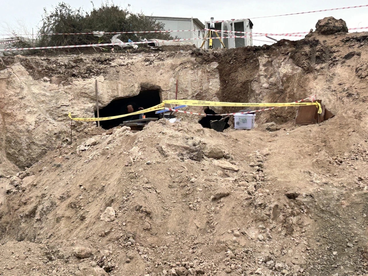 Ανακαλύφθηκαν πέτρινοι τύμβοι στη διάρκεια κατασκευαστικών έργων στην Τουρκία. Φωτογραφία: IHA