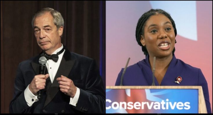 Βρετανία: Δημόσια διαμάχη Νάιτζελ Φάρατζ – Κέμι Μπέιντενοκ για τους δεξιούς ψηφοφόρους