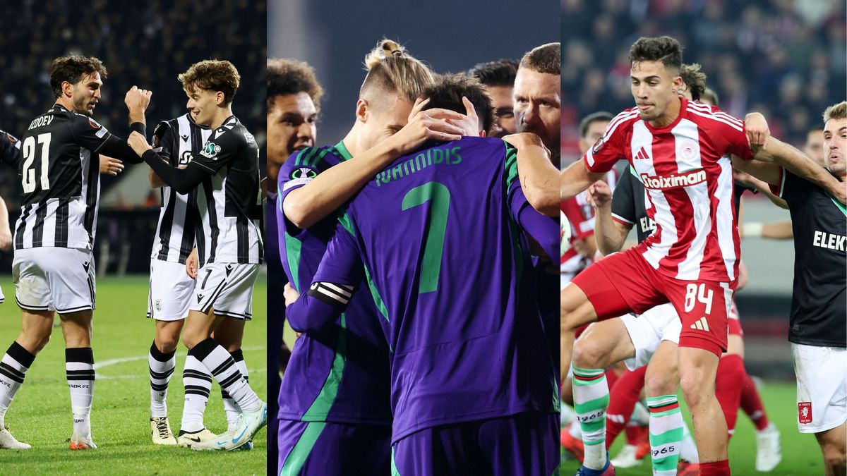 Βαθμολογία UEFA: Σκαρφάλωσε στην 12η θέση η Ελλάδα μετά τις νίκες του Παναθηναϊκού και του ΠΑΟΚ και την ισοπαλία του Ολυμπιακού