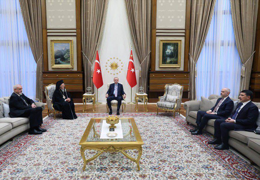 Οικουμενικός Πατριάρχης Βαρθολομαίος Ρετζέπ Ταγίπ Ερντογάν