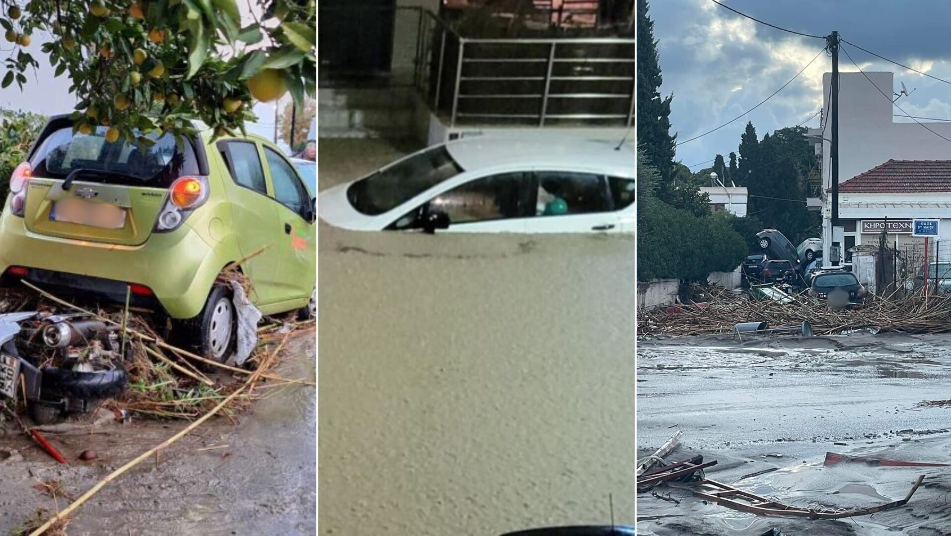 Κακοκαιρία Bora: «Πνίγηκαν» Ρόδος και Λήμνος, μηνύματα 112 σε «κόκκινες» περιοχές – LIVE η πορεία των φαινομένων