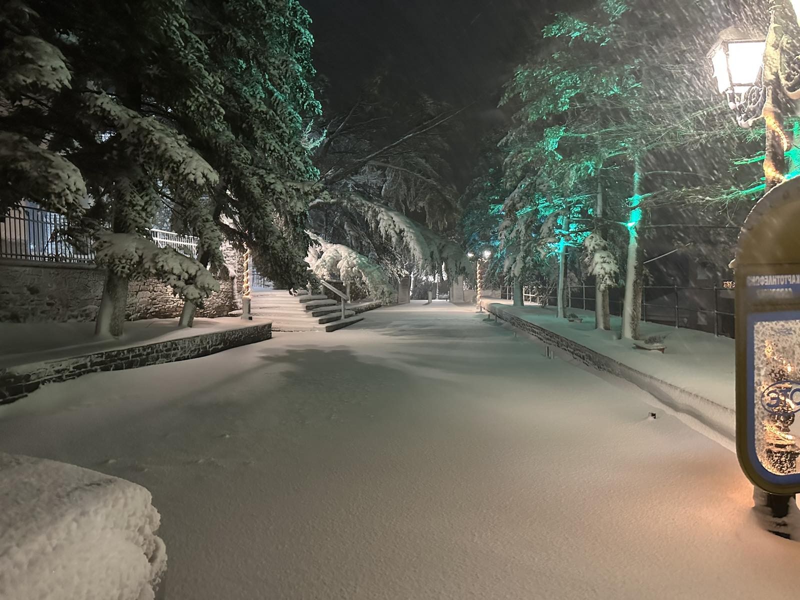 Λάρισα: Μαγευτικές εικόνες από το ολόλευκο τοπίο στο Λιβάδι Ελασσόνας – ΦΩΤΟ