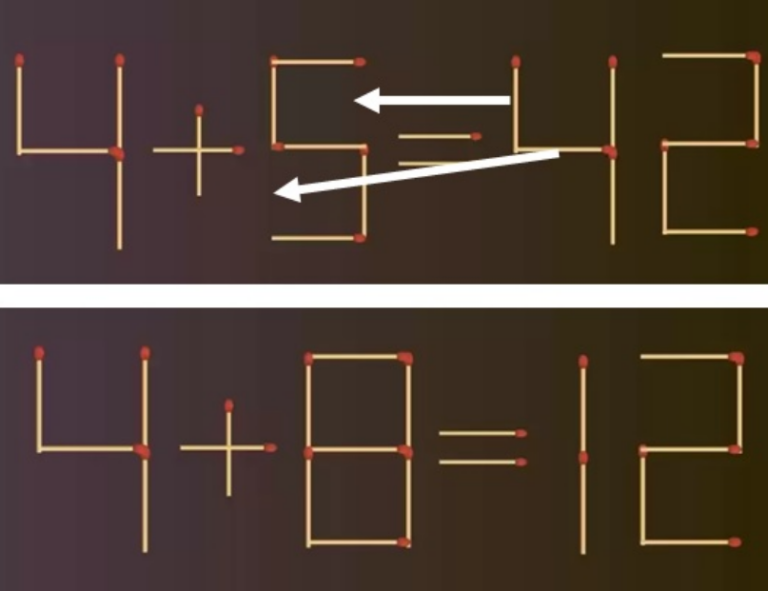 Τεστ IQ: Μετακινήστε 2 σπίρτα για να είναι σωστή η ισότητα – Έχετε μόλις 10 δευτερόλεπτα
