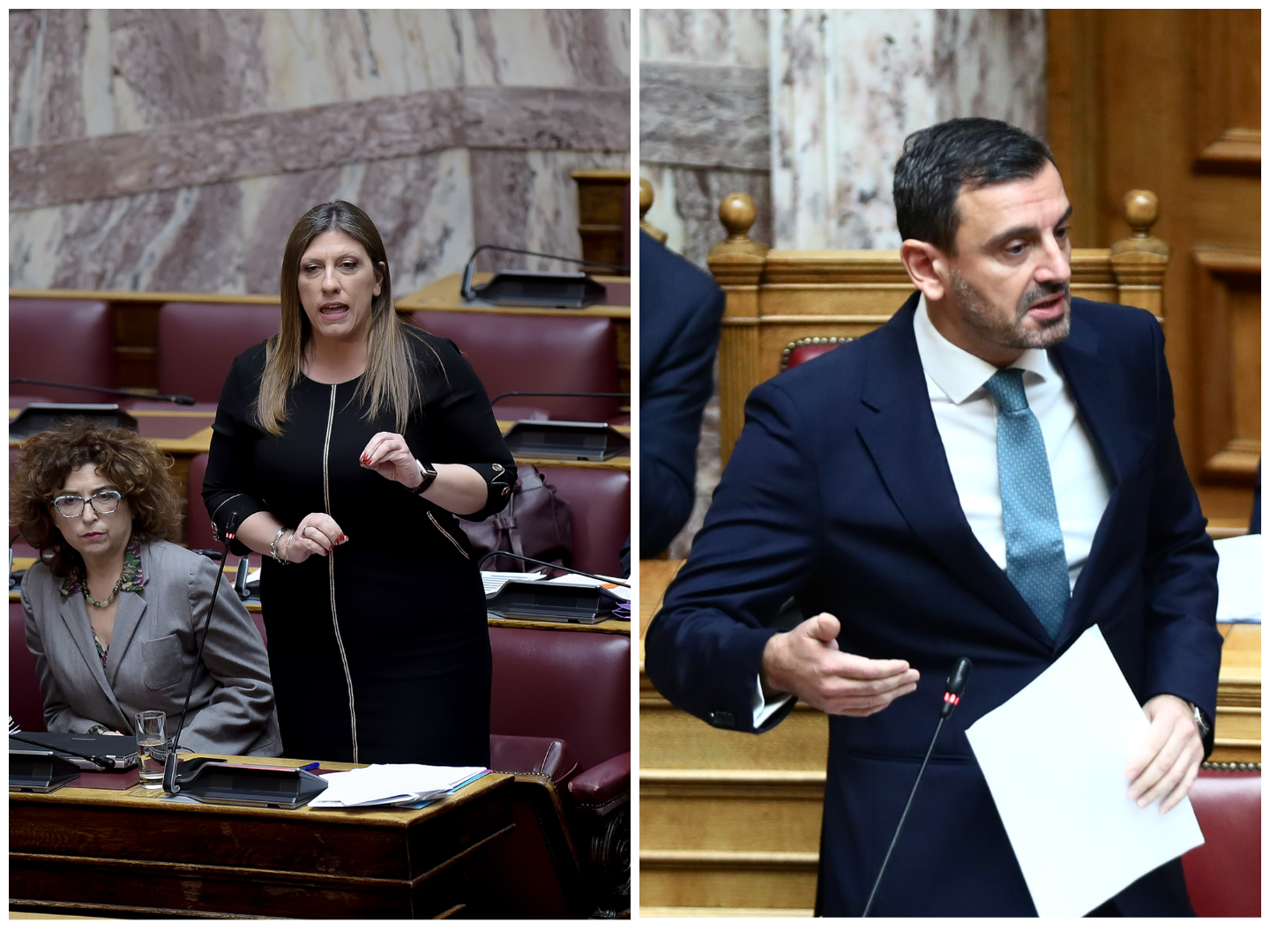 Κόντρα Κωνσταντοπούλου - Νικολακόπουλου για τον αστυνομικό της Βουλής