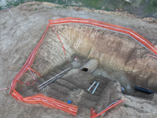 Ανακαλύφθηκε ρωμαϊκό υδραγωγείο κατά τη διάρκεια κατασκευαστικών έργων σε φυσικό καταφύγιο της Κεντρικής Ιταλίας.Φωτογραφία: Guide della Riserva Borsacchio