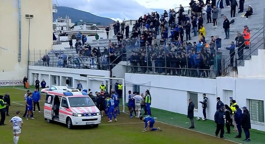 Νίκη Βόλου – ΠΑΣ Γιάννινα: Σοκ με τον τερματοφύλακα Θεμιστοκλή Τσέλιο – Μεταφέρθηκε στο νοσοκομείο