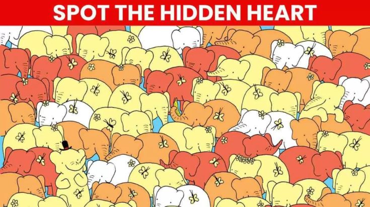 Οπτική ψευδαίσθηση: Μόνο αν έχεις αετίσια ματιά θα βρεις την καρδιά σε 9 δευτερόλεπτα