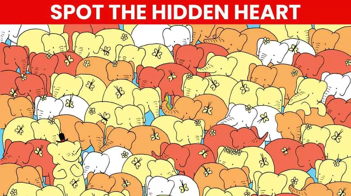 Οπτική ψευδαίσθηση: Μόνο αν έχεις αετίσια ματιά θα βρεις την καρδιά σε 9 δευτερόλεπτα