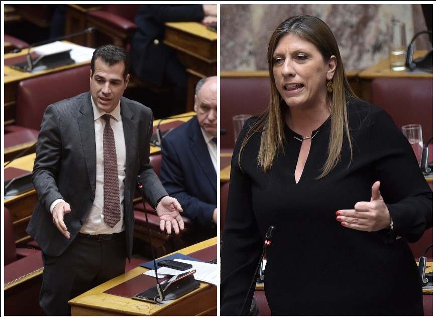 Άγρια κόντρα Πλεύρη - Κωνσταντοπούλου για την υπόθεση του αστυνομικού της Βουλής