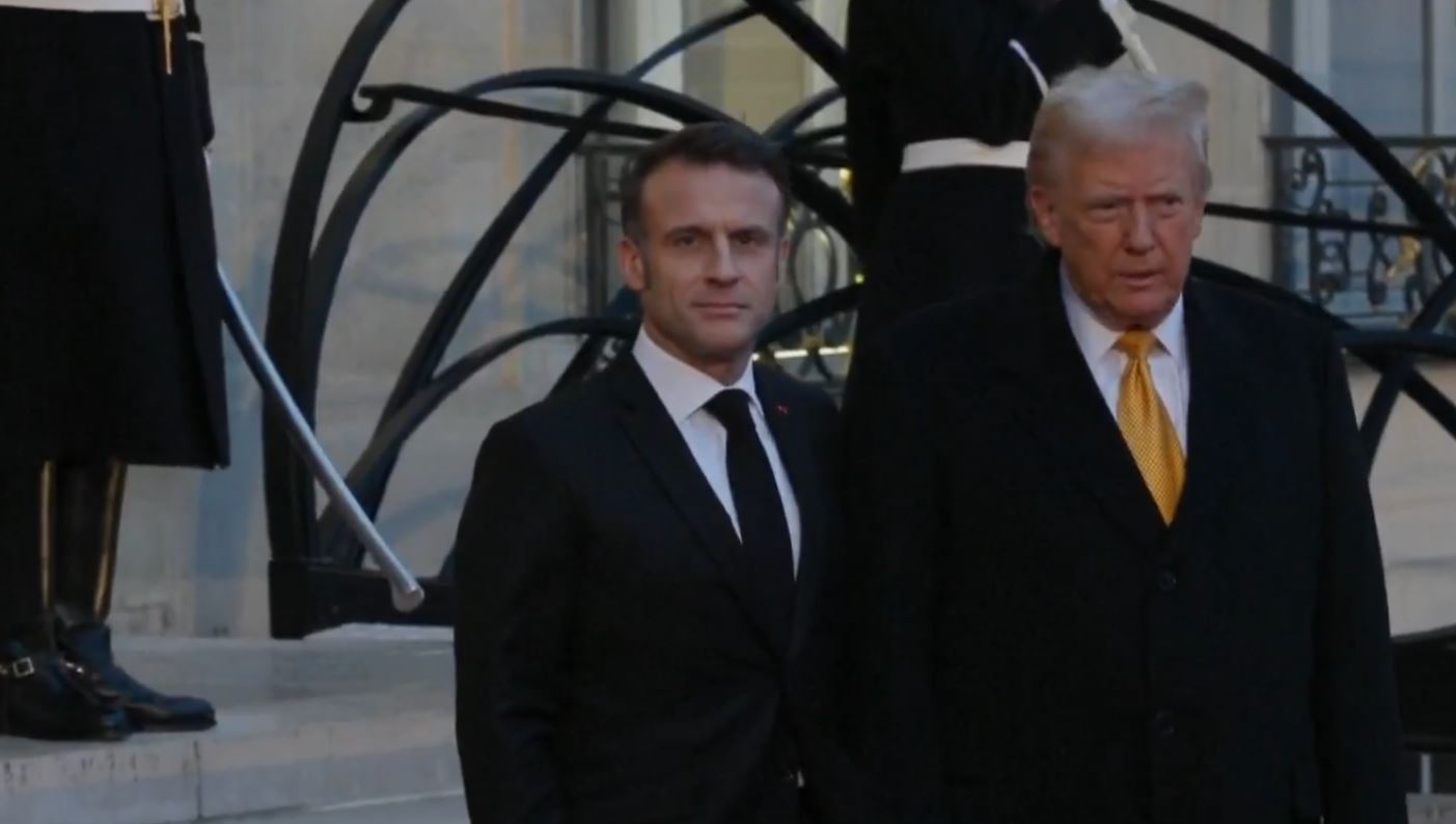 συνάντηση τραμπ μακρον