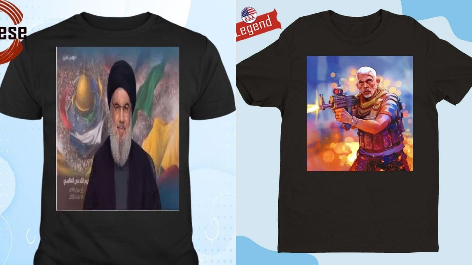 ΗΠΑ: Σάλος με τη Walmart για μπλουζάκια που επαινούν τον Σινουάρ και τον Νασράλα – «Αφαιρέστε τα αμέσως»