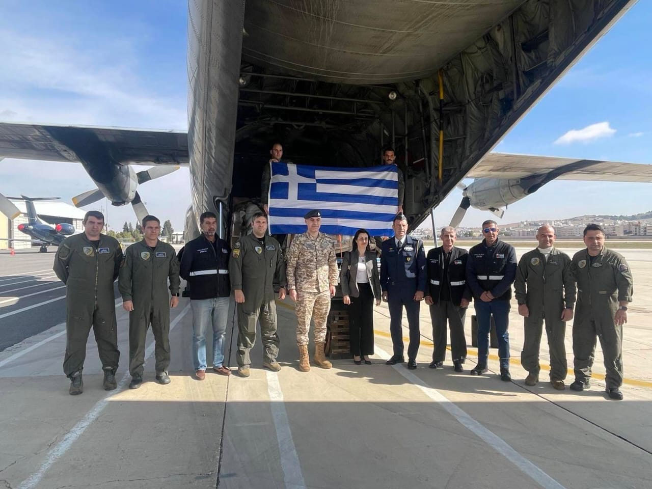 Αποστολή ανθρωπιστικής βοήθειας από την Ελλάδα στην Γάζα - Εικόνες