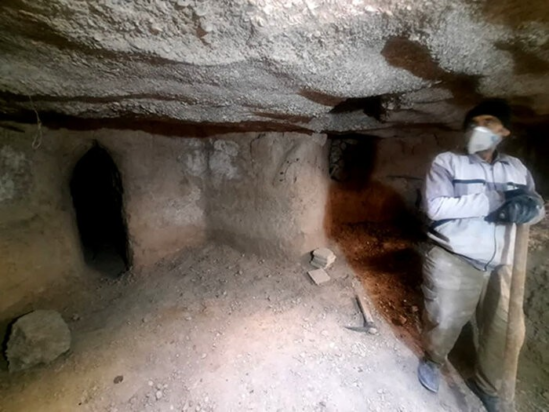 Μία ολόκληρη υπόγεια πόλη ανακαλύφθηκε κάτω από παραδοσιακής αρχιτεκτονικής σπίτια στο Κεντρικό Ιράν. Φωτογραφία: IRNA