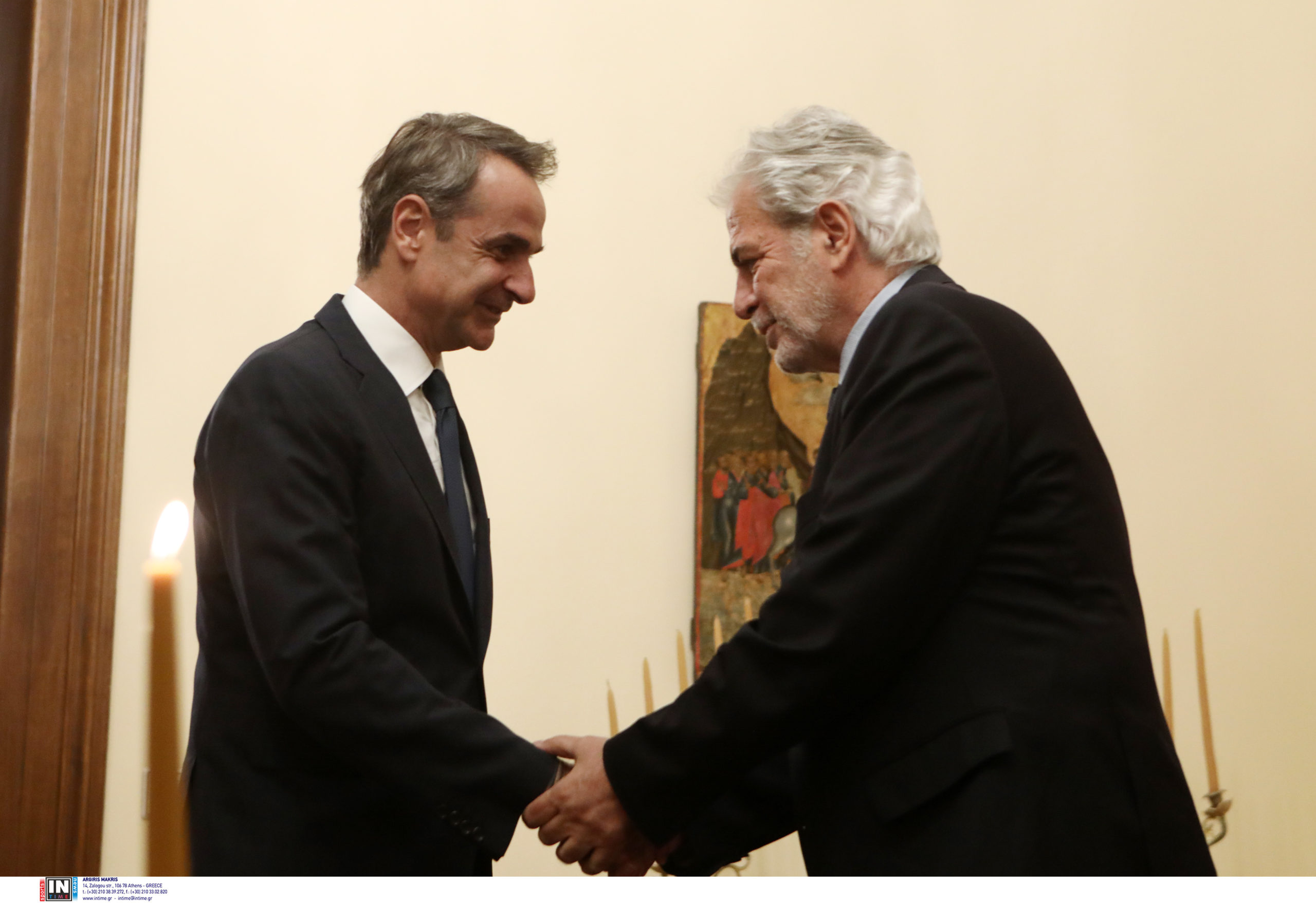 Συνάντηση Στυλιανίδη - Μητσοτάκη