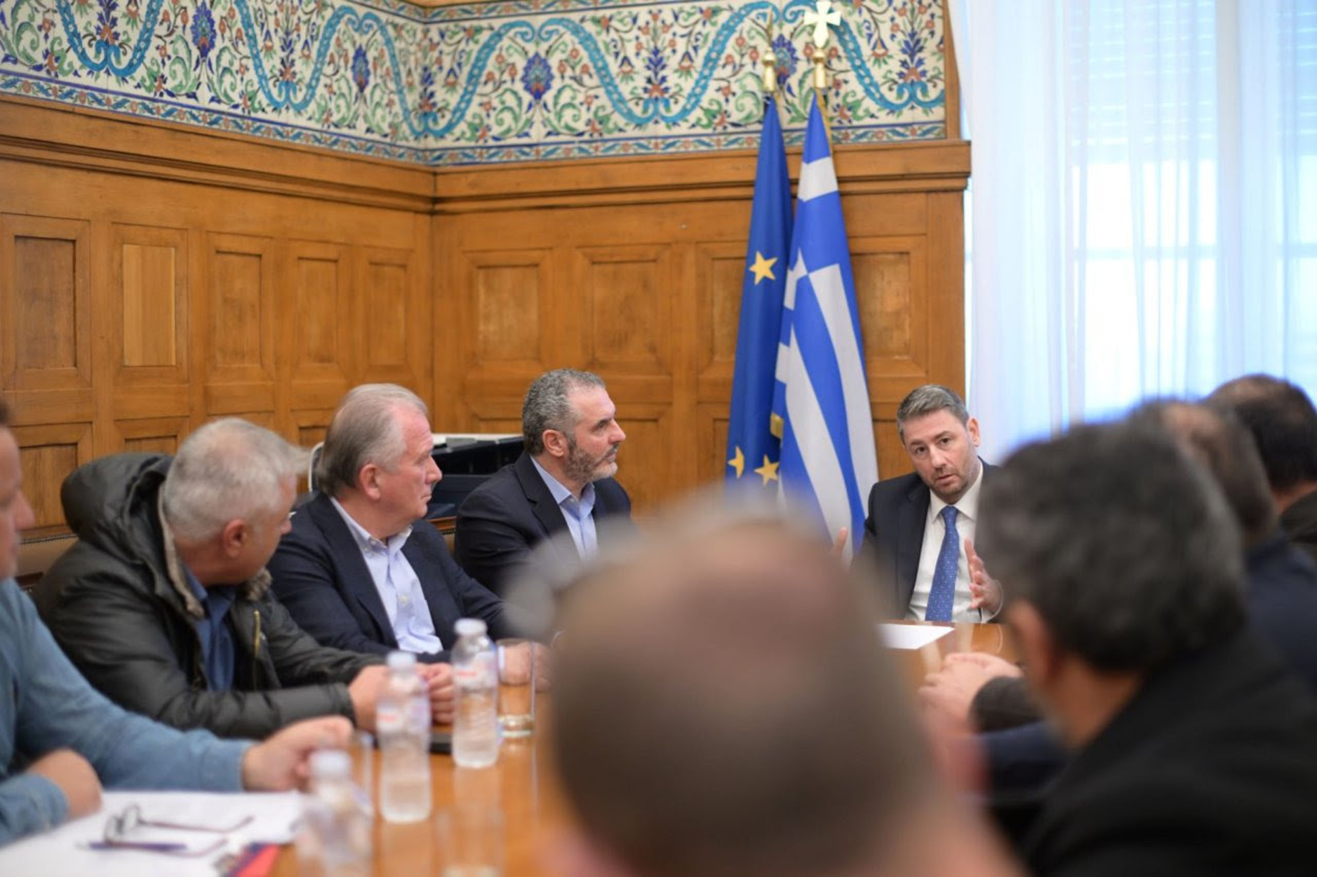 Νίκος Ανδρουλάκης: Συναντήθηκε με τη Συντονιστική Επιτροπή Αγροτών Βοιωτίας