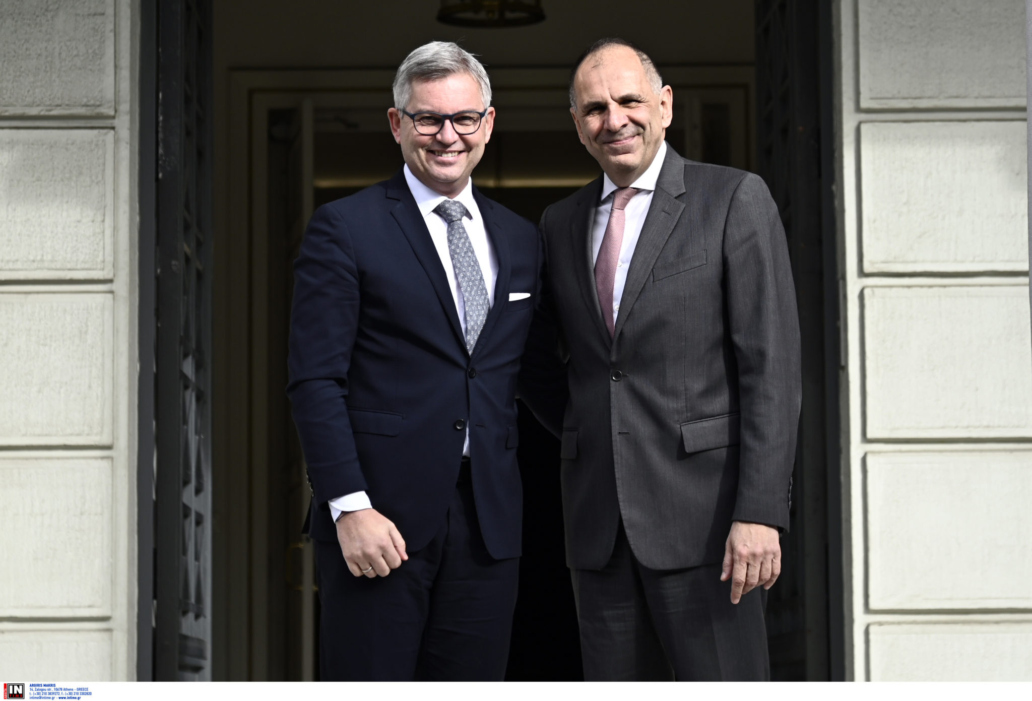 Γιώργος Γεραπετρίτης: Συνάντηση με τον Επίτροπο Εσωτερικών Υποθέσεων και Μετανάστευσης