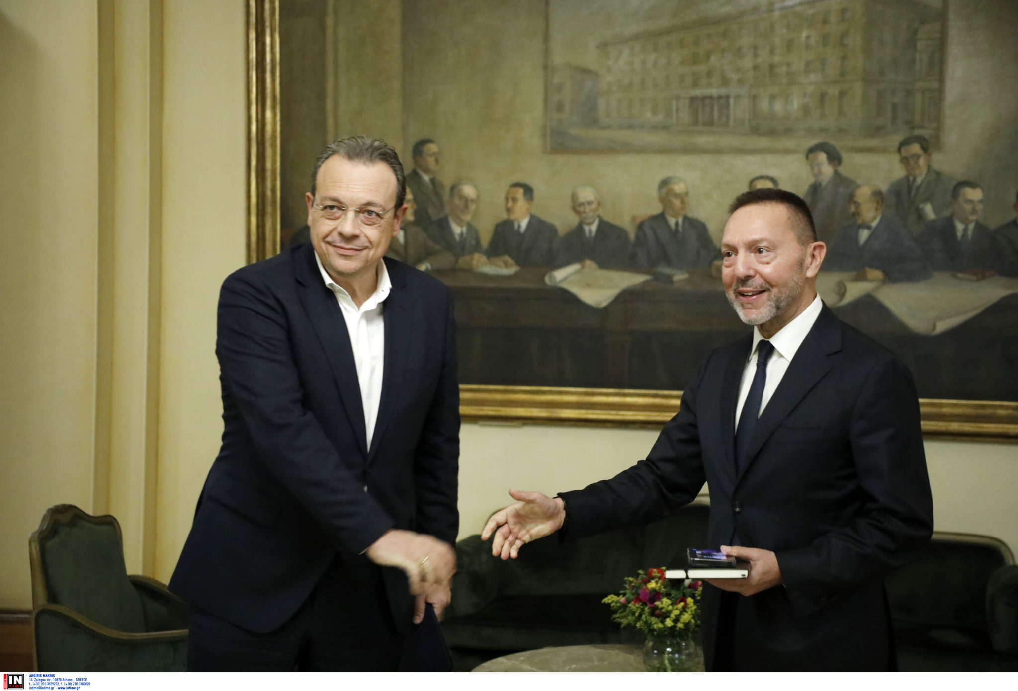 Συνάντηση Φάμελλου - Στουρνάρα