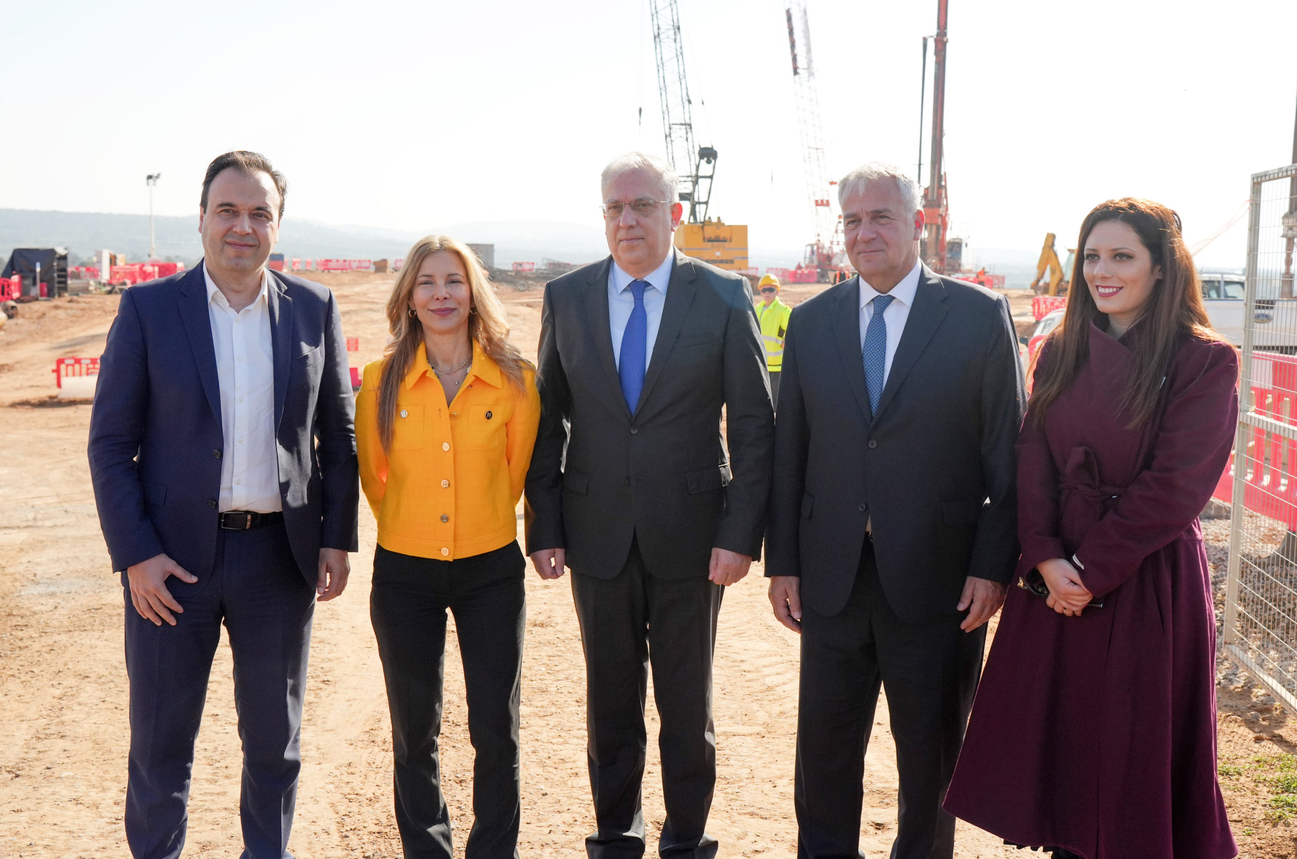 Στο Data Center Microsoft στα Σπάτα Βορίδης, Θεοδωρικάκος, Παπαστεργίου