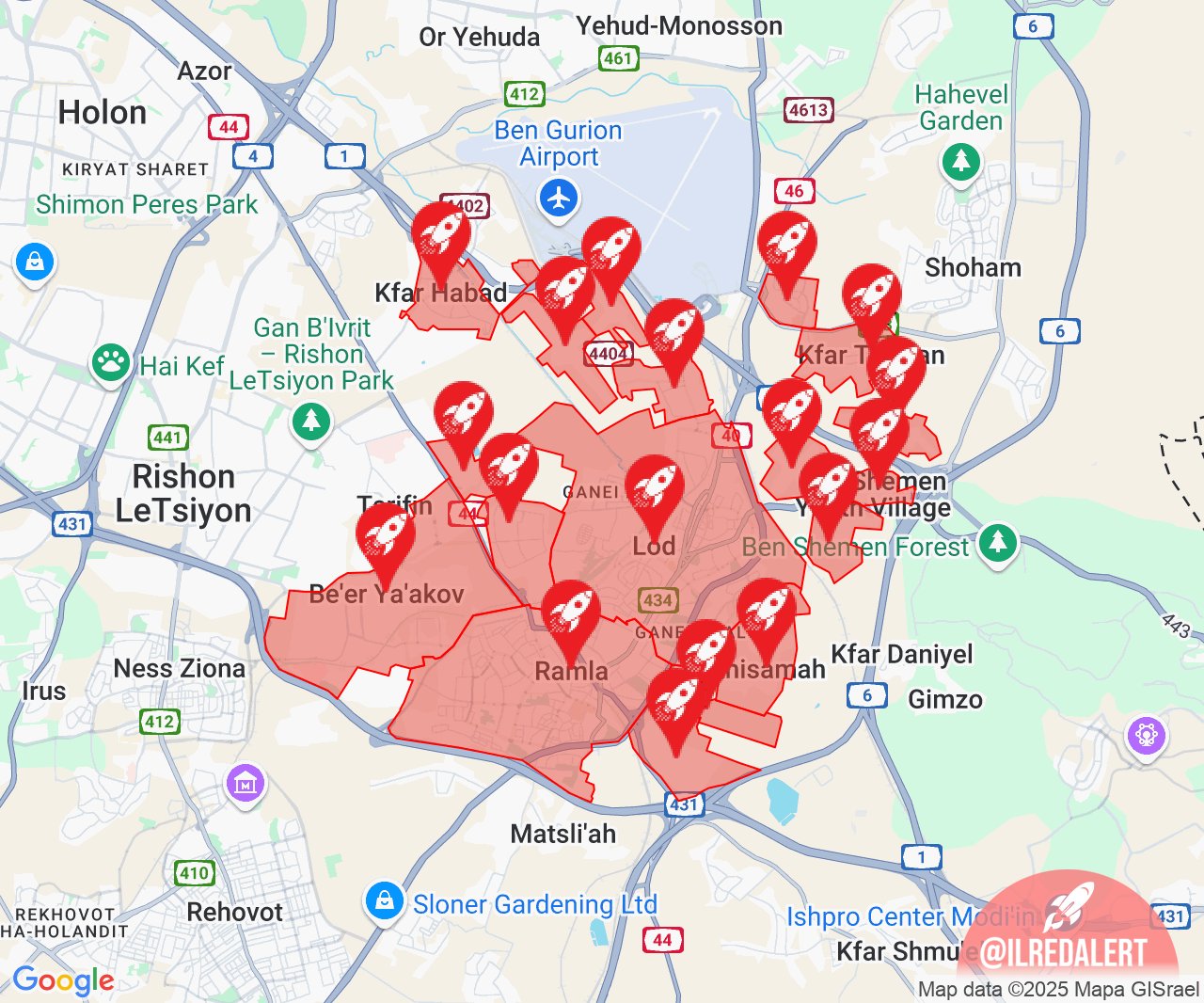 Ισραήλ: Σειρήνες προειδοποίησης ήχησαν στο κεντρικό τμήμα της χώρας – Εκρήξεις ακούγονται στην Ιερουσαλήμ