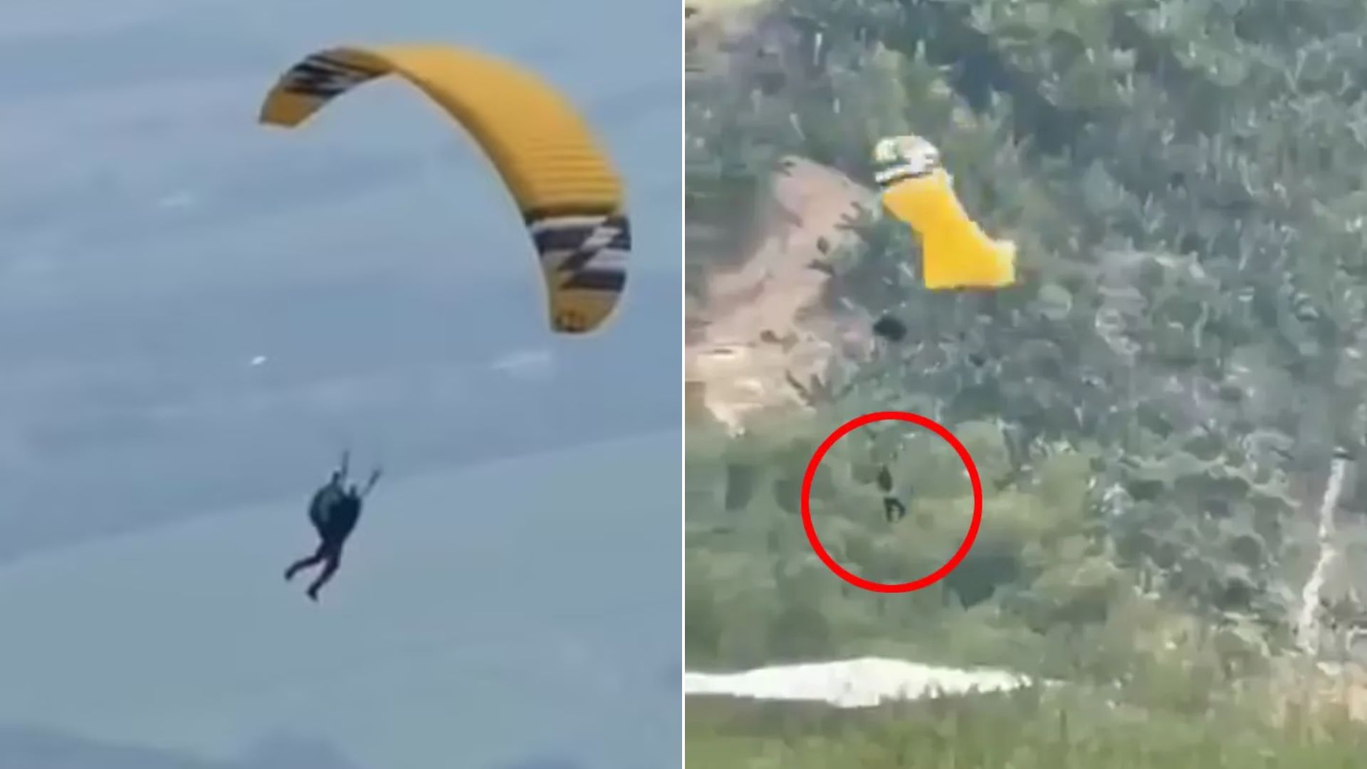 Βίντεο-σοκ: Τουρίστρια σκοτώθηκε κατά τη διάρκεια ελεύθερης πτώσης με αλεξίπτωτο – Σκληρές εικόνες