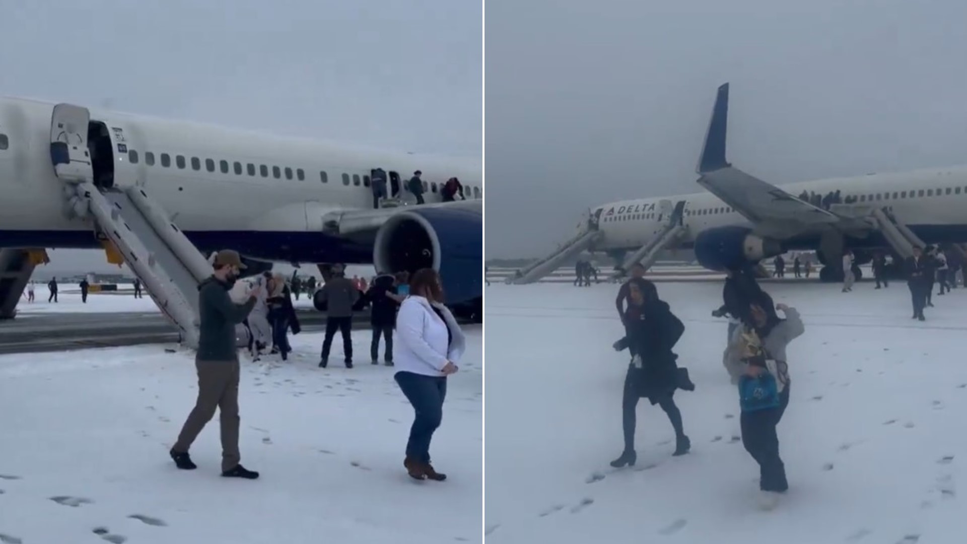 Πανικός στην Ατλάντα: Αναγκαστική εκκένωση πτήσης με φουσκωτές τσουλήθρες σε πτήση της Delta Airlines – 4 τραυματίες