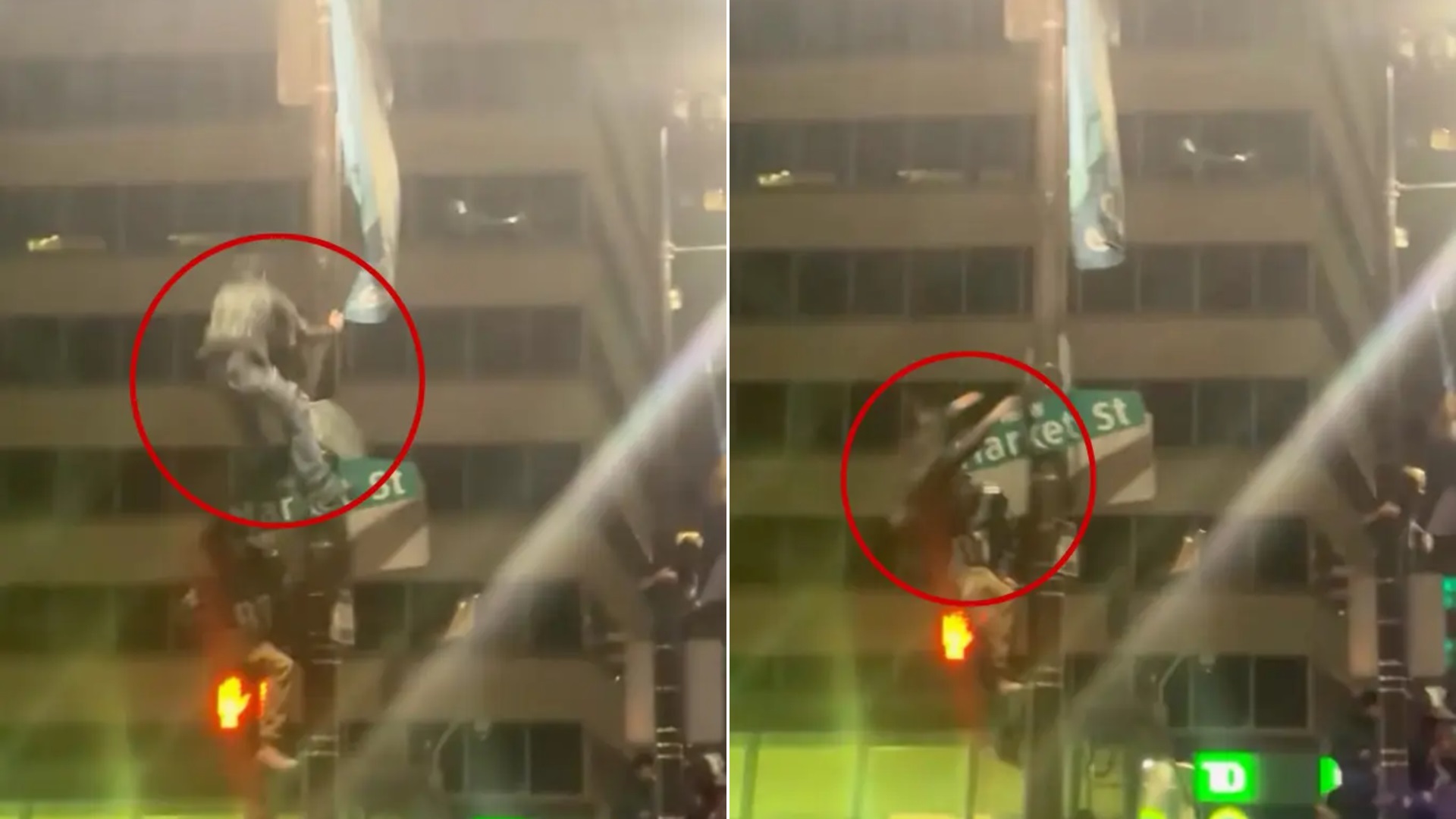 Βίντεο – σοκ: Φοιτητής έπεσε από κολόνα και σκοτώθηκε – Πανηγύριζε το πρωτάθλημα της ομάδας του