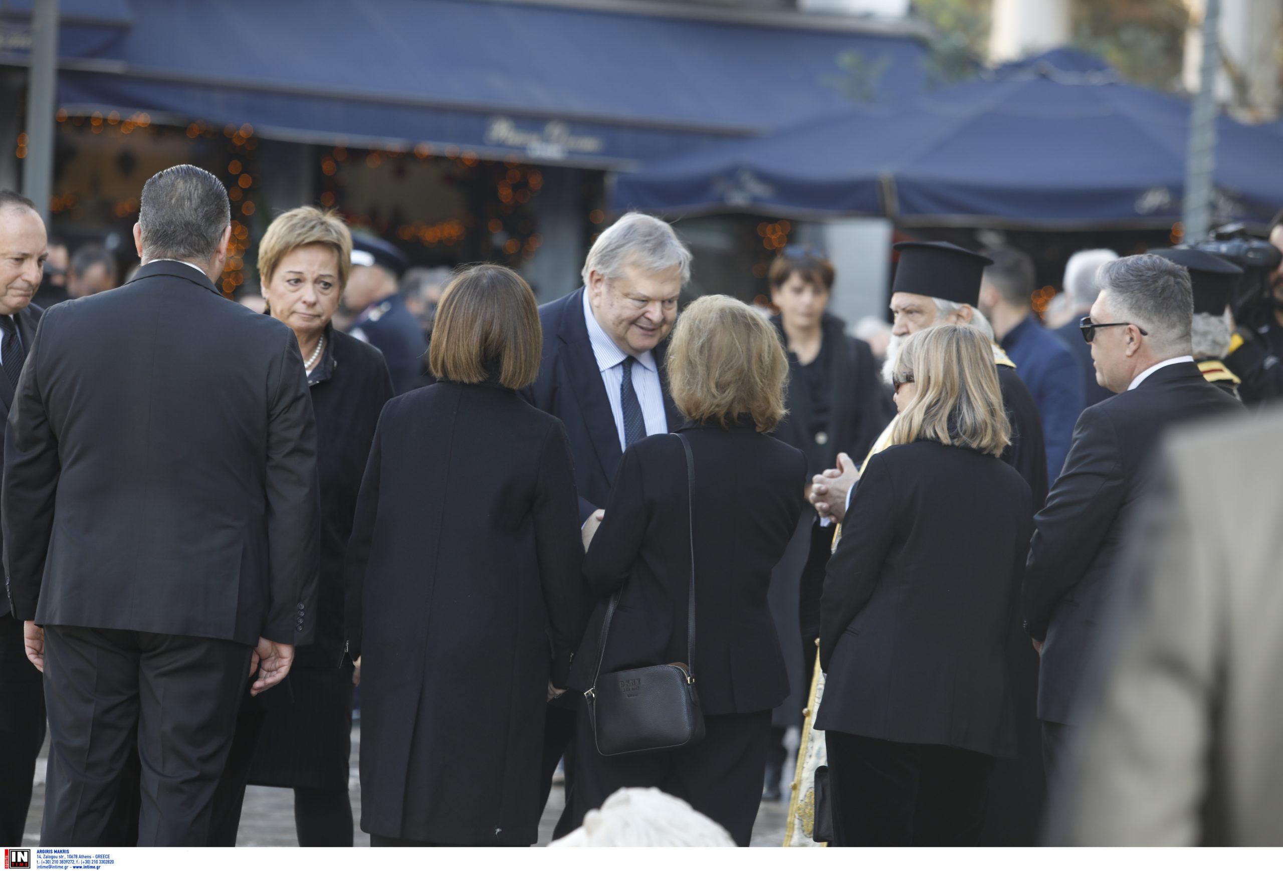 Κώστας Σημίτης κηδεία Βενιζέλος