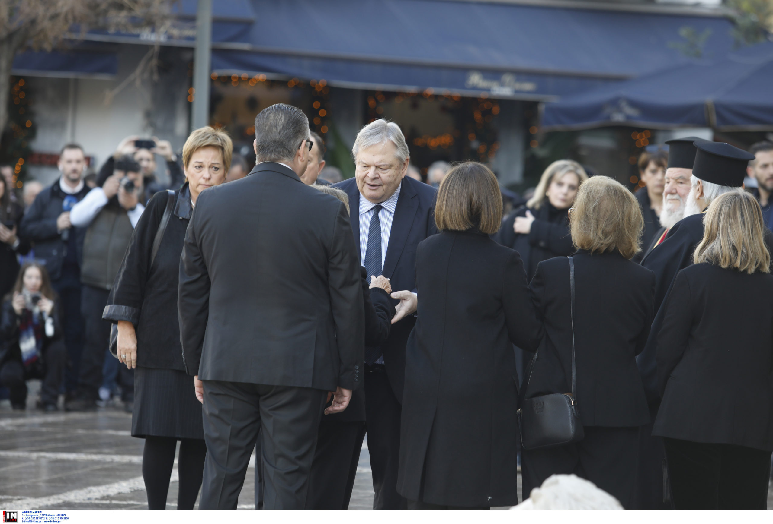 Κώστας Σημίτης κηδεία Βενιζέλος