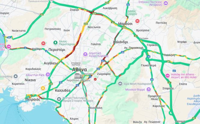 Ο χάρτης της κίνησης