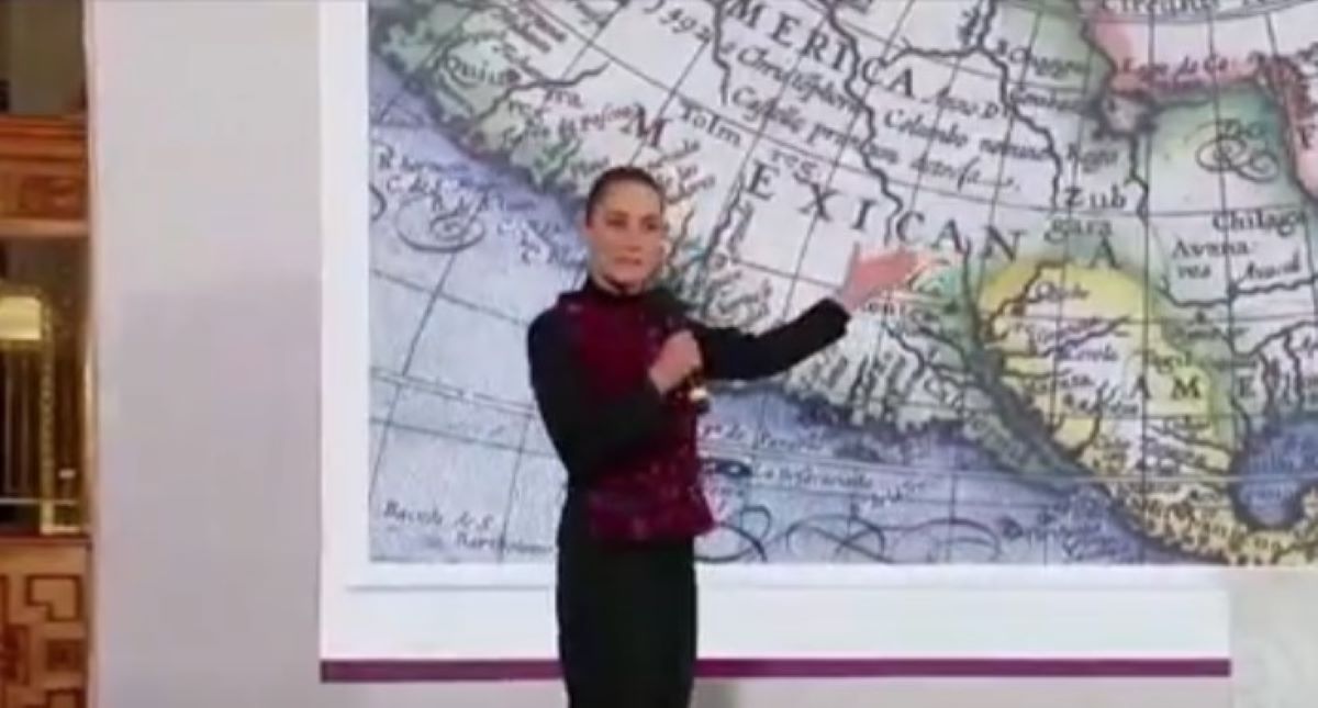 Η πρόεδρος του Μεξικού τρολάρει τον Τραμπ: Με χάρτη παρουσίασε τις ΗΠΑ ως μέρος της «Μεξικανικής Αμερικής»