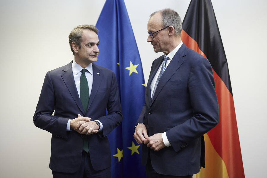 Μητσοτάκης: Συνάντηση με τον αρχηγό του CDU στο Βερολίνο – Τα θέματα που συζητήθηκαν