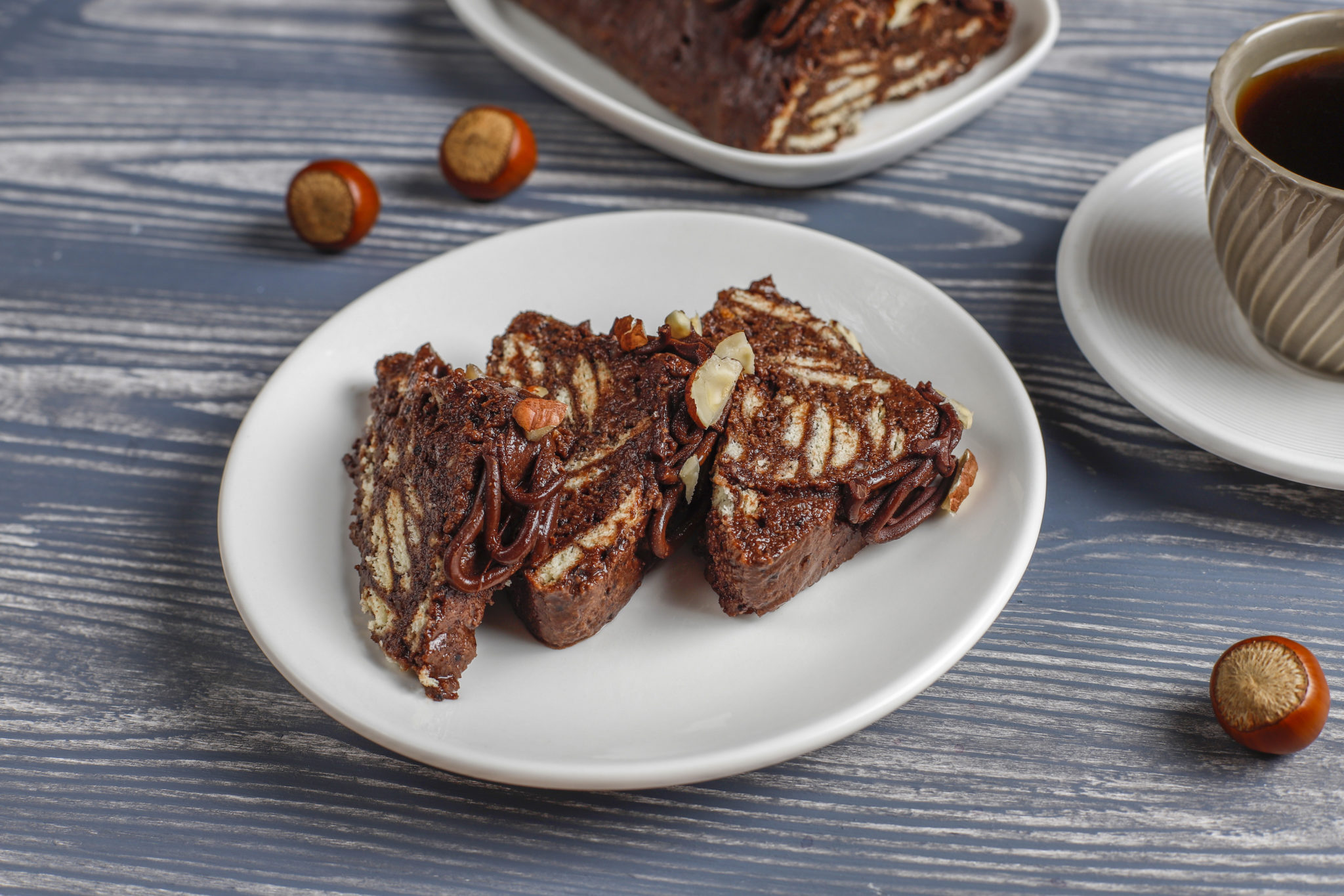 Συνταγή για μωσαϊκό με σοκολάτα και μπισκότα