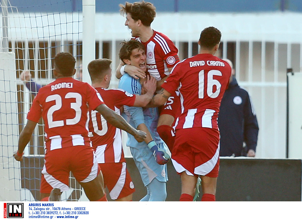 Ατρόμητος – Ολυμπιακός 1-2: Απόδραση από το Περιστέρι με «ήρωα» Τζολάκη