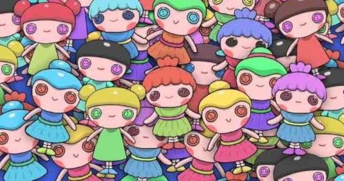 Οπτική ψευδαίσθηση: Μόνο το 1% των ανθρώπων θα βρει την διαφορετική κούκλα σε 6 δευτερόλεπτα