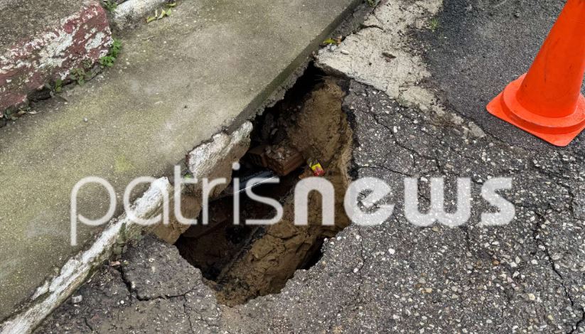 Πύργος: Στο νοσοκομείο μαθητής που έπεσε σε τρύπα στο οδόστρωμα ενώ πήγαινε σχολείο