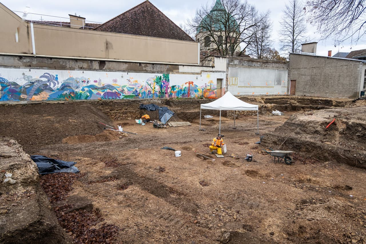 Λήψη από τις ανασκαφές. Φωτογραφία: Christophe Fouquin / Inrap