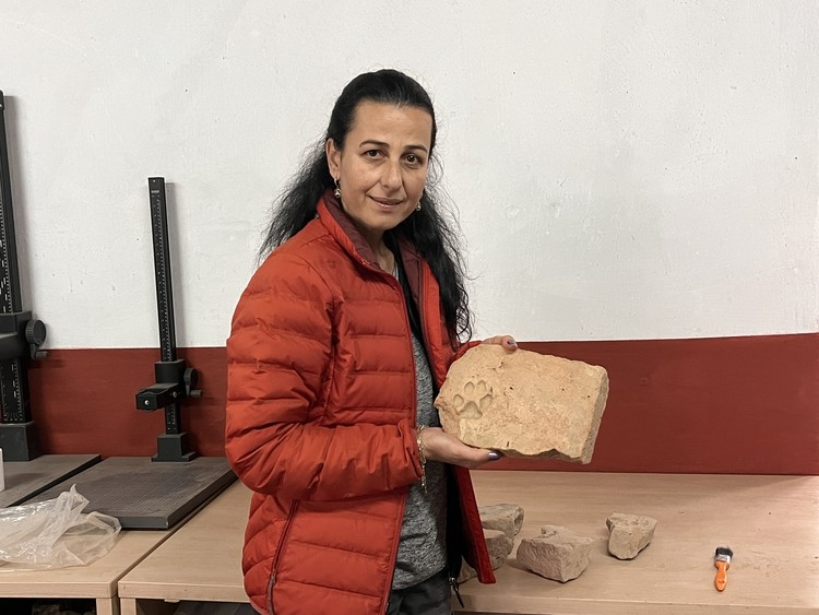 Η επικεφαλής των ανασκαφών στην Ηράκλεια, Δρ. Zeliha Gider Büyüközer.