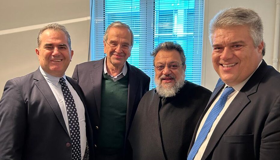 Αντώνης Σαμαράς: Ποιοι πέρασαν το κατώφλι του γραφείου του για να του ευχηθούν για την γιορτή του