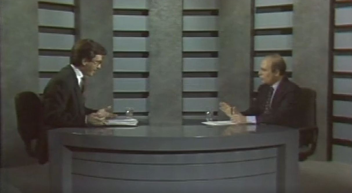 Κώστας Σημίτης Ενώπιος Ενωπίω Νίκος Χατζηνικολάου 1992