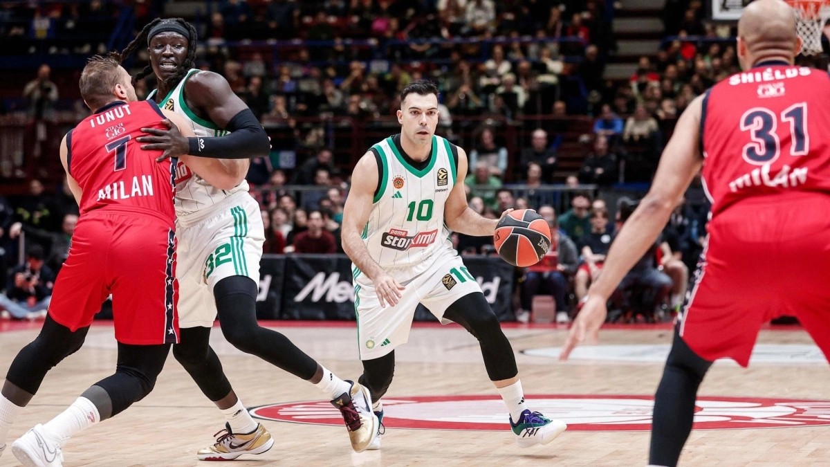 Αρμάνι – Παναθηναϊκός 87-75: «Τρικυμία» στο Μιλάνο