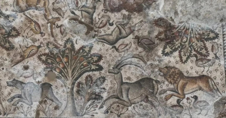 Ένα εντυπωσιακό μωσαϊκό 1.700 ετών ανακαλύφθηκε στην Ανατολική Τουρκία τυχαία από έναν καλλιεργητή – το θεόρατο μέγεθός του και οι μοναδικές σκηνές που εντυπωσιάζουν τους αρχαιολόγους. Φωτογραφία: Archaeology and Ethnography Museum of Elazığ